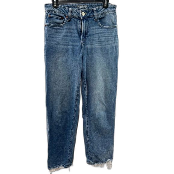 Rewash Blue Cotton High Rise Straight Ankle Jeans Women 9 - Picture 1 of 8
